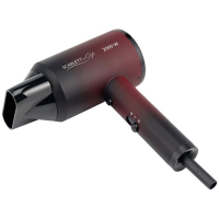 Фен SCARLETT SC-HD70I38, 2000 Вт, 2 скорости, 3 температурных режима, ионизация, черный/бордовый (457205)