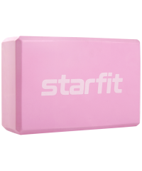 Блок для йоги YB-200 EVA, розовый пастель Starfit ЦБ-00003527