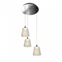 Подвесной светильник iLedex Flora WD8007-3 Хром