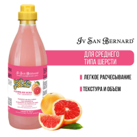 ISB Fruit of the Grommer Pink Grapefruit Шампунь для шерсти средней длины с витаминами 1 л