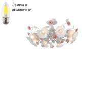 Люстра потолочная с Led лампочками в комплекте Lucia Tucci Fiori Di Rose 114.8+Lamps