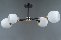 Люстра на штанге Illumico IL0715-4CSQ-24 BK GD LIBRA (1428886)