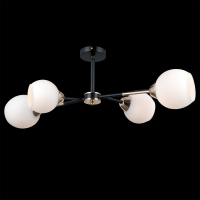 Люстра на штанге Illumico IL0715-4CSQ-24 BK GD LIBRA (1428886)