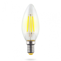 Филаментная светодиодная лампа E14 6W 2800К (теплый) Crystal Voltega 7019