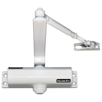Доводчик FALCON EYE FE-B2W на дверь 25-45 кг, белый, 00-00110303 (354274)