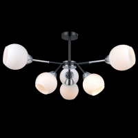 Люстра на штанге Illumico IL0715-6CSQ-24 BK CR LIBRA (1428890)