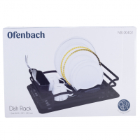Сушилка для посуды 46,5*32*13,5 см из алюминия с поддоном OFENBACH 100402