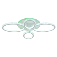 Светодиодная диммируемая люстра с ПДУ Profit Light 8033/2+2 WHT