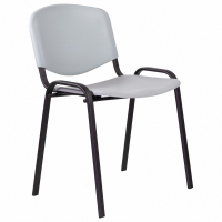Стул STAFF "Iso Plast CF-009", черный каркас, пластик серый, 532570 (532570)