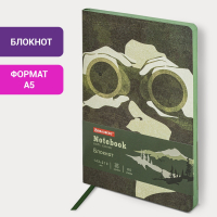 Блокнот А5 (143x210 мм), BRAUBERG VISTA "Commando", под кожу, гибкий, 80 л., 112081 (112081)