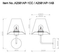 Бра настенное в наборе с Led лампой. Комплект от Lustrof №240854-708070