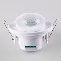 Инфракрасный датчик движения 8m 2,2-4m 800W IP20 360° Elektrostandard SNS-M-12 белый (a041244)