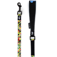 Поводок United Pets для собак Complete me 120 см, 25 мм, разноцветный рисунок UPCML2013PM