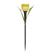 Светильник на солнечных батареях Uniel Promo USL-C-452/PT305 YELLOW TULIP (UL-00004277)