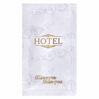 Шампунь одноразовый 10 мл, КОМПЛЕКТ 500 шт., HOTEL, саше, флоупак, 2000111 (608053)