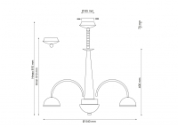 Natura 065.6 LED Подвесная люстра Lucia Tucci