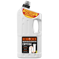 Гель для прочистки канализационных труб 2 л, DEBOUCHER "Crystal", 207009 (608882)
