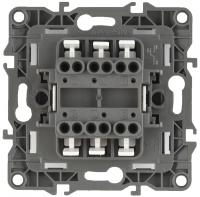 Переключатель двухклавишный ЭРА 12 10AX 250V 12-1106-05 Б0014667