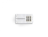 10шт. Соединитель прямой для светодиодной ленты 5050 12/24V (3 конт.) Ambrella light ILLUMINATION LED GS6151