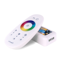 Сенсорный контроллер для светодиодной ленты RGB с ПДУ 12V (радио) IP40 Elektrostandard Контроллер RF RGB 18A LSC 010 сенсорный (a042958)