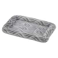 Лежанка MidWest Deluxe Wave Bed для собак и кошек меховая 41х30х6,5 см, серая MID027836 (Т0000061350)