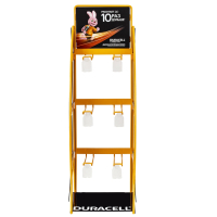 Дисплей для размещения товара настольный DURACELL, 2х3 крючка, 70000267 (503650)