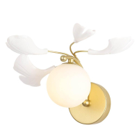 Бра в комплекте с Led лампами CRYSTAL LUX Colibri AP1 Gold+Lamps