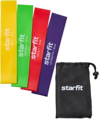 Мини-эспандеры ES-203, неон, 4 шт Starfit ЦБ-00001568