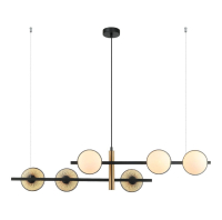 Светильник подвесной с Led лампочками в комплекте Favourite 2826-6P+Lamps