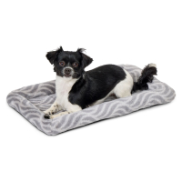 Лежанка MidWest Deluxe Wave Bed для собак и кошек меховая 51х31,5х6,5 см, серая MID027843 (Т0000061351)