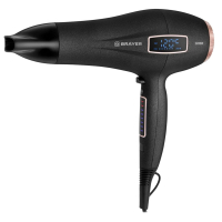 Фен BRAYER BR3001, 2200 Вт, 6 скоростей, 8 температурных режимов, сенсорное управление, серый (456102)