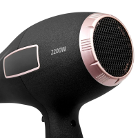 Фен BRAYER BR3001, 2200 Вт, 6 скоростей, 8 температурных режимов, сенсорное управление, серый (456102)