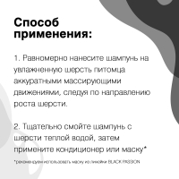 ISB Black Passion 01 Шампунь питательный с аргановым маслом 250 мл