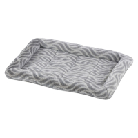 Лежанка MidWest Deluxe Wave Bed для собак и кошек меховая 56х44,5х6,5 см, серая MID027850 (Т0000061352)