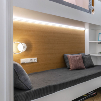 5м. Светодиодная лента теплого цвета 3300К 5050, 14,4W, 24V, 60LED/m, IP65 Elektrostandard (a052968)