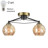 Потолочная люстра с лампочками Velante 769-527-02+Lamps E27 P45