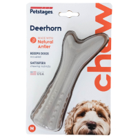 Petstages игрушка для собак Deerhorn, с оленьими рогами 16 см средняя