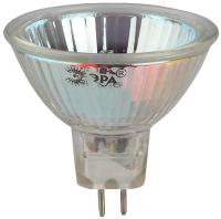 Лампа галогенная ЭРА GU5.3 50W 2700K прозрачная GU5.3-JCDR (MR16) -50W-230V-CL C0027365