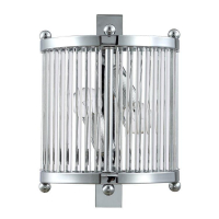 Бра Crystal Lux TADEO AP2 CHROME/TRANSPARENTE