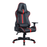 Кресло компьютерное BRABIX "GT Carbon GM-120", две подушки, экокожа, черное/красное, 531931 (531931)
