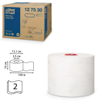 Бумага туалетная 100 м, TORK (Система Т6), комплект 27 шт., Advanced, 2-слойная, белая, 127530 (126135)