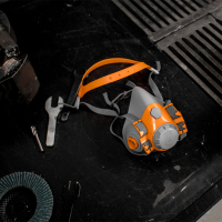 Полумаска фильтрующая Jeta Safety 6500, мягкий силиконовый материал, без фильтров, размер М, 6500-M (610895)