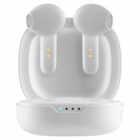 Наушники с микрофоном (гарнитура) DEFENDER TWINS 920, Bluetooth, беспроводные, белые, 63920 (513851)