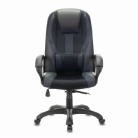 Кресло компьютерное BRABIX PREMIUM "Rapid GM-102", экокожа/ткань, черное/серое, 532105 (532105)
