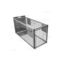 ТД ВЕТ Клетка-ловушка для собак КЛ-9 1300х500х600(700)h мм (каркас серый) разборная TD00471