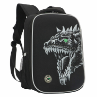 Ранец GRIZZLY анатомическая спинка, облегченный, для мальчиков, DRAGON, 37х26х16 см, RAw-497-3/1 (272799)