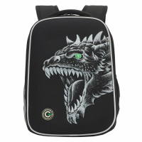 Ранец GRIZZLY анатомическая спинка, облегченный, для мальчиков, DRAGON, 37х26х16 см, RAw-497-3/1 (272799)