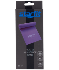 Лента для пилатеса ES-201 1200x150x0,65 мм, фиолетовый пастель Starfit (ЦБ-00001518)
