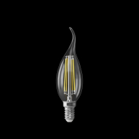Филаментная светодиодная лампа Е14 6,5W 2800K (теплый) Crystal Voltega 7132
