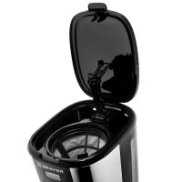 Кофеварка капельная BRAYER BR1122, 900 Вт, объем 1,5 л, черная (456597)